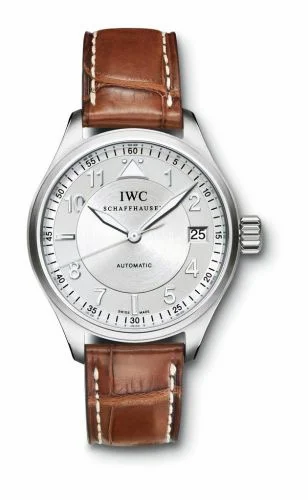 IWC Pilot's Watch Spitfire Midsize / Brown Alligator IW3256-02 (3256-02, IW325602)